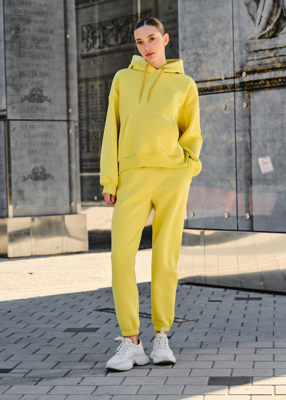 Damski dres Staff co lime oversize fleece