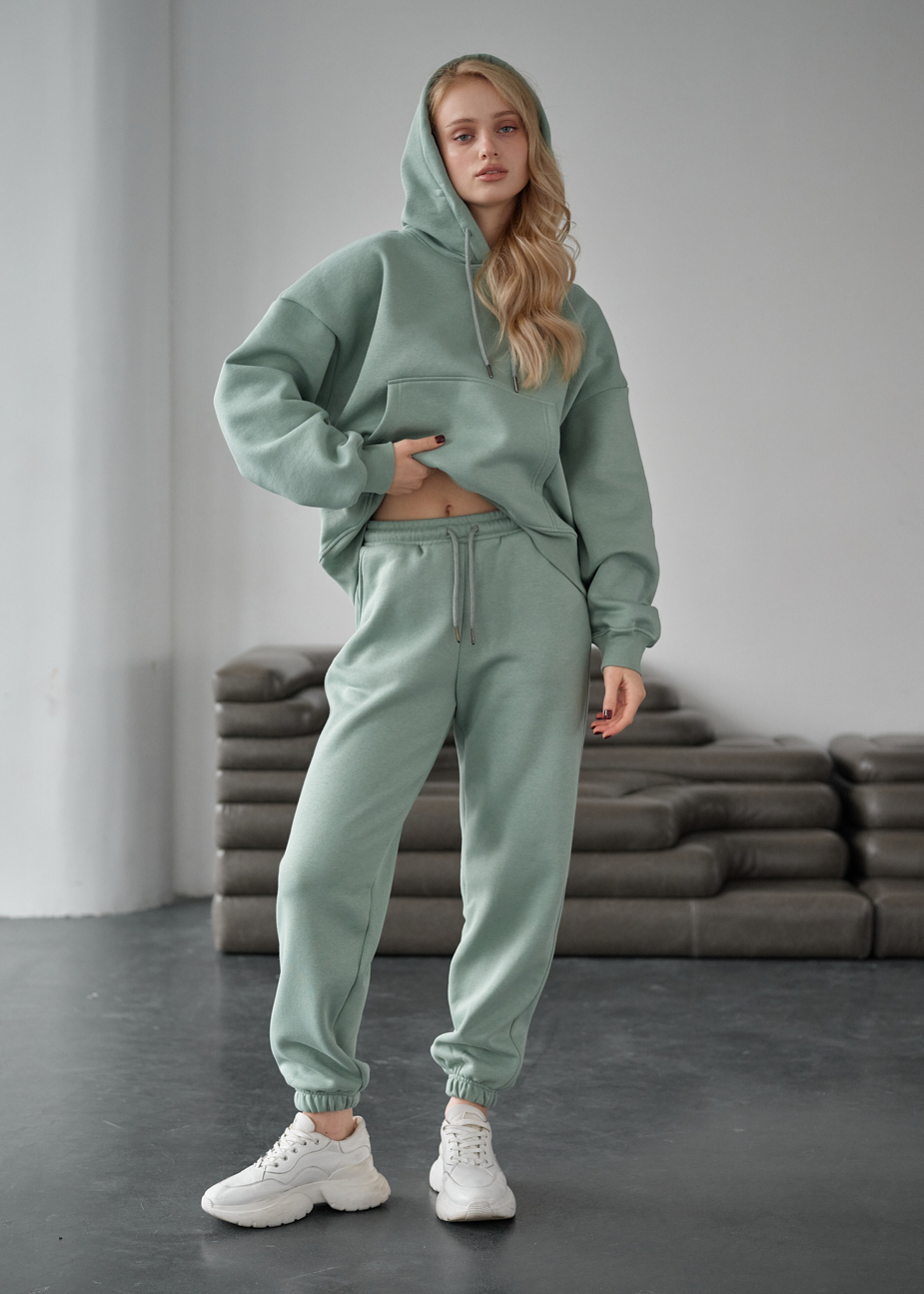 Damski dres Staff co mint oversize fleece