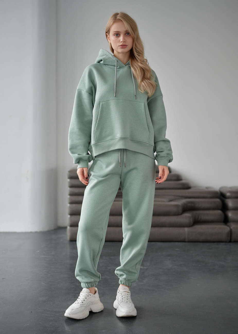 Damski dres Staff co mint oversize fleece