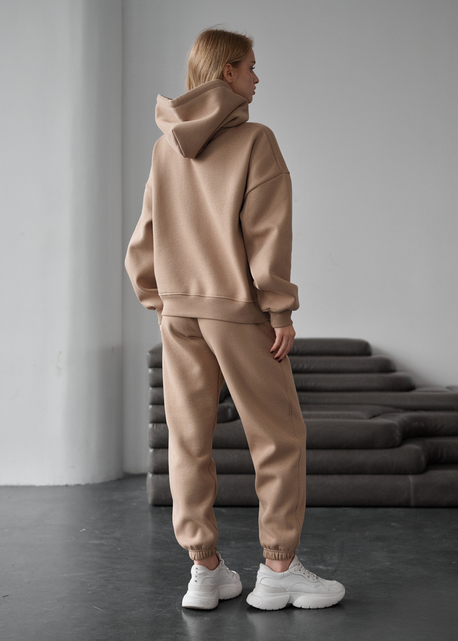 Damski dres Staff co brown oversize fleece