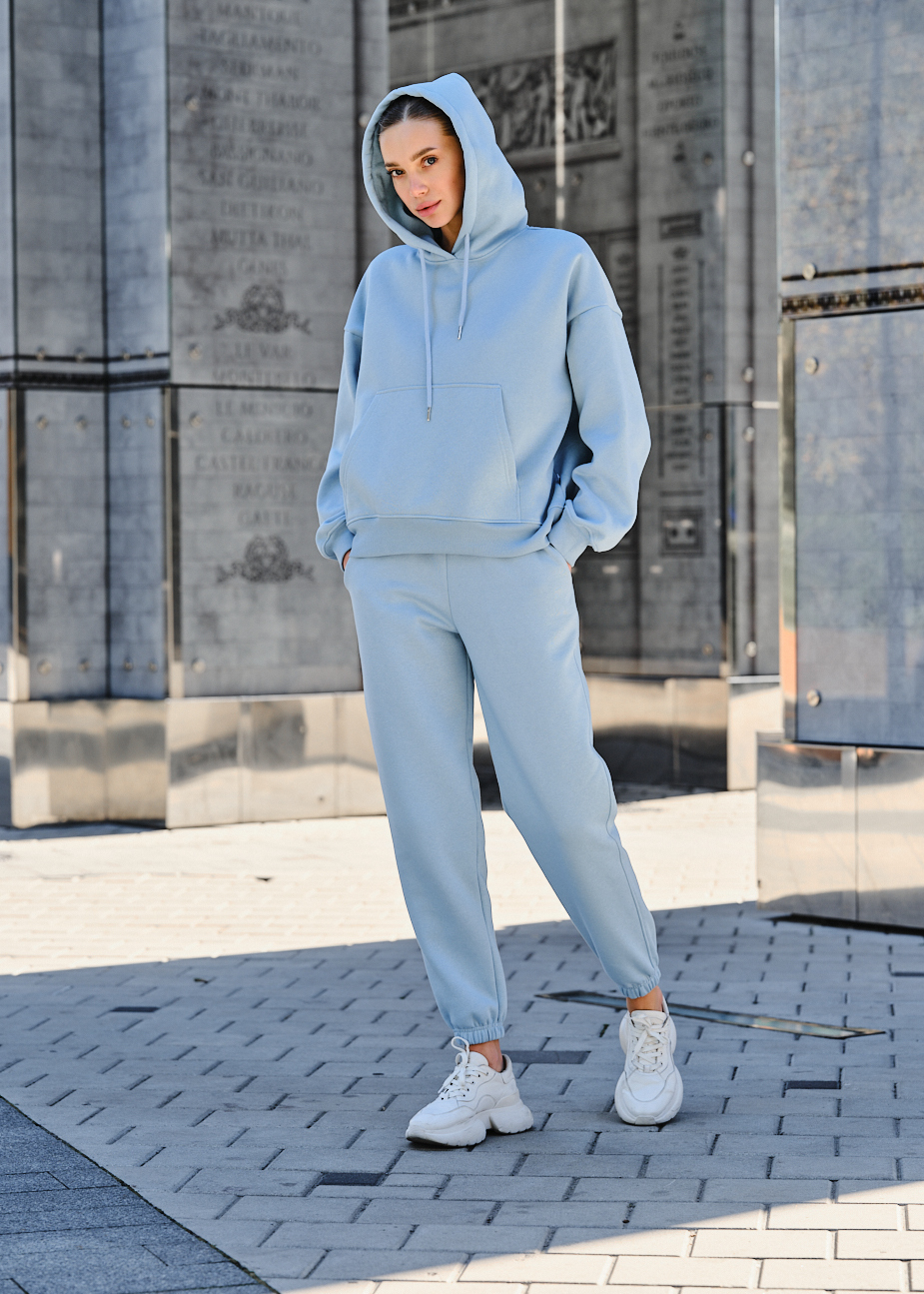 Damski dres Staff co light blue oversize fleece