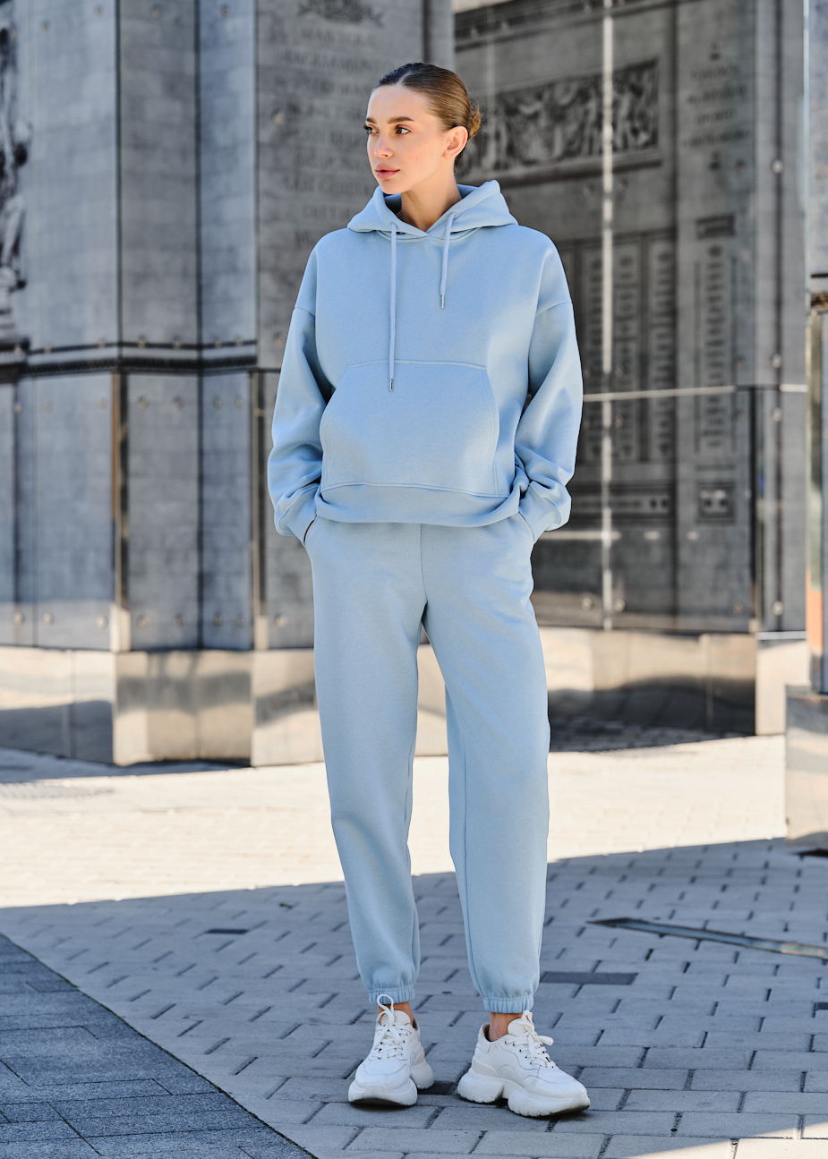 Damski dres Staff co light blue oversize fleece