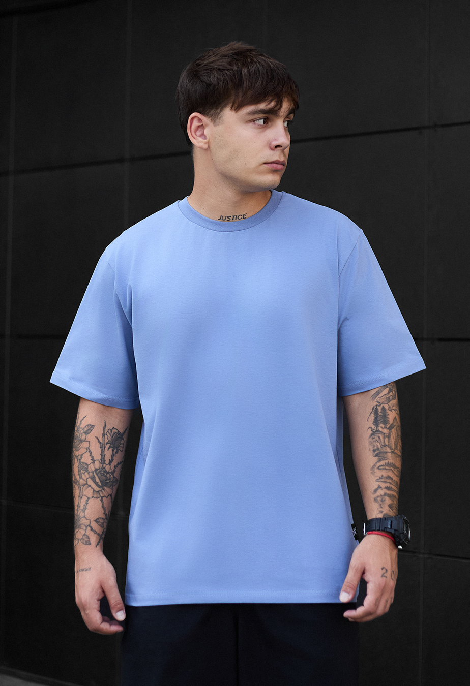 Koszulka Staff light blue oversize