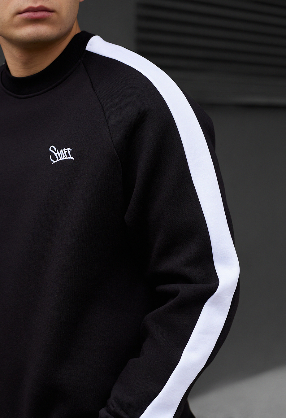 Bluza Staff black line logo fleece