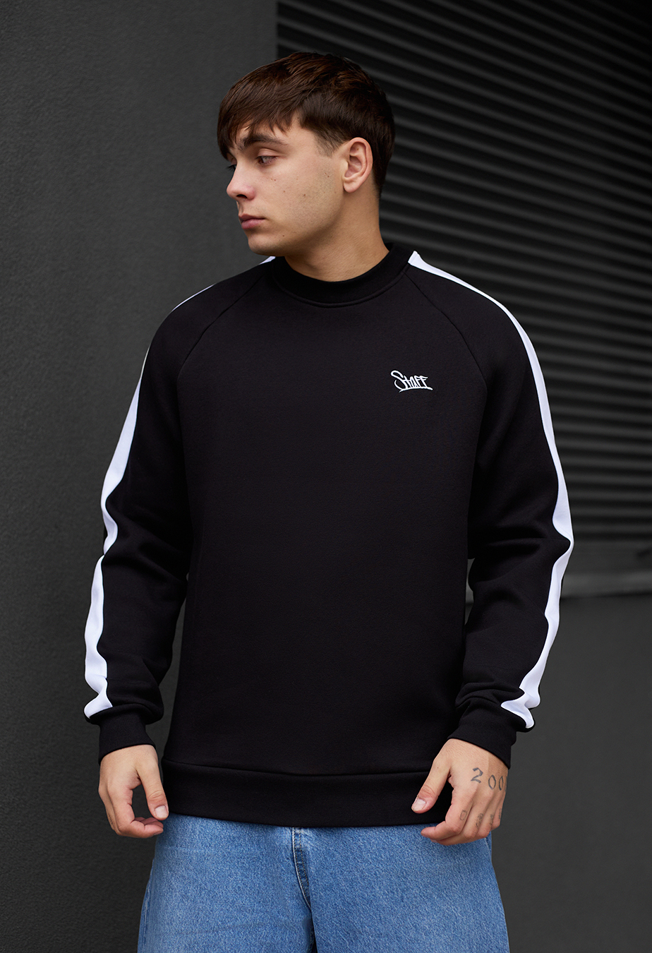 Bluza Staff black line logo fleece