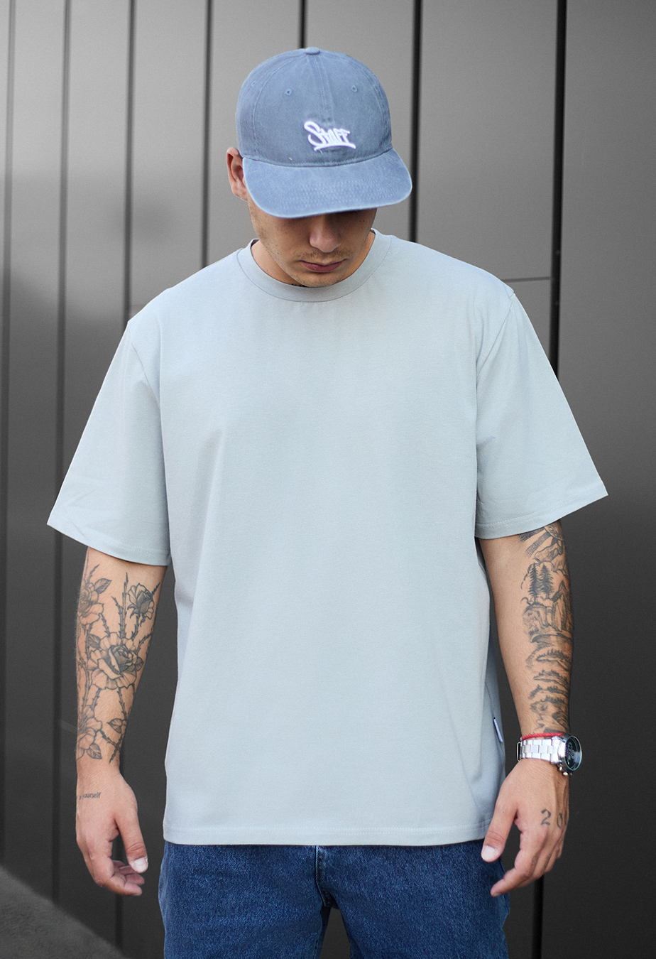 Koszulka Staff light gray oversize