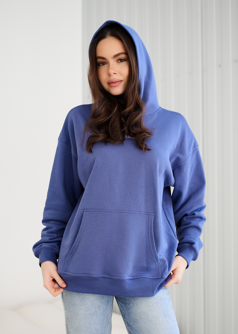 Bluza damska Staff ue blue logo oversize