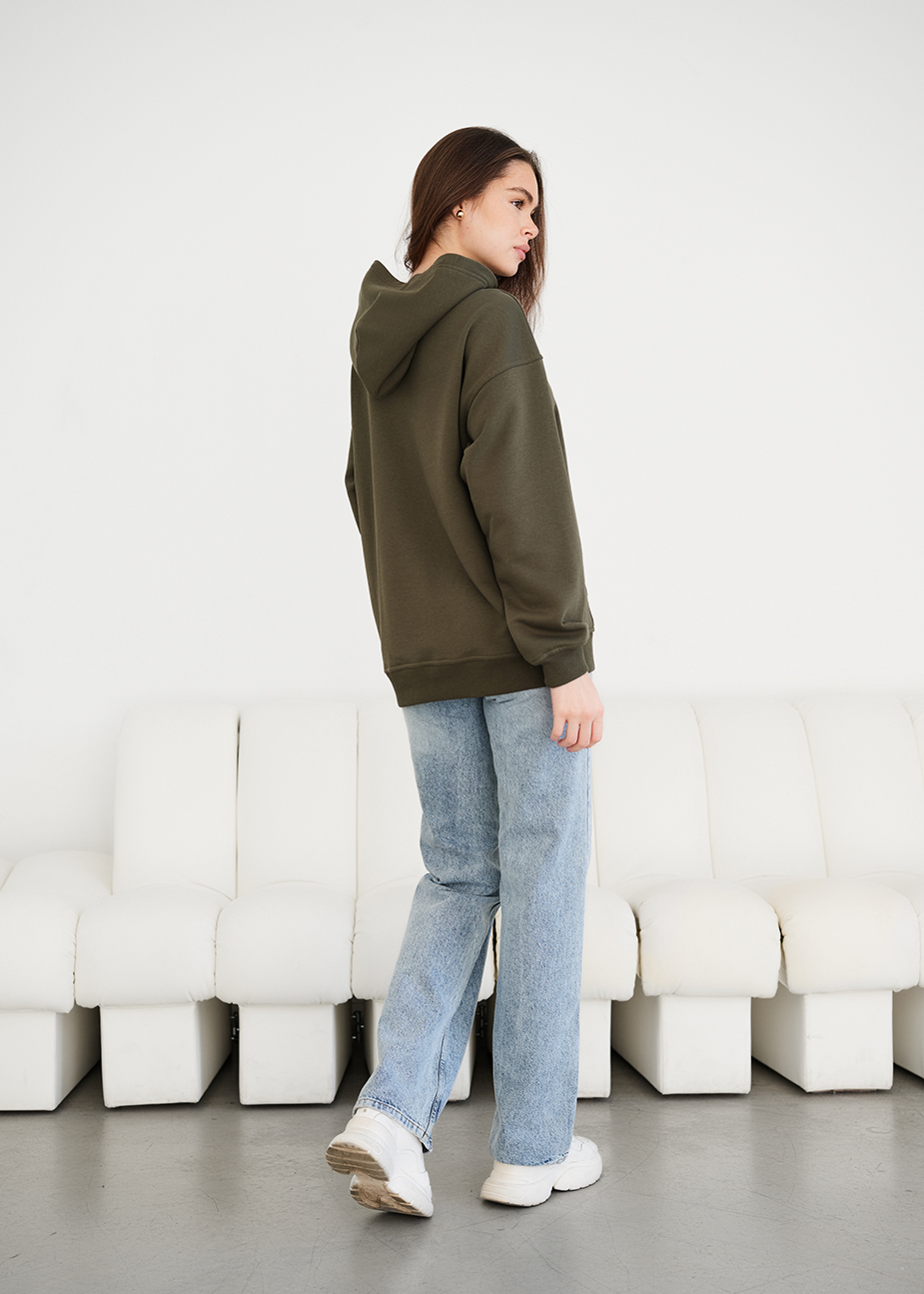 Damska bluza Staff ue khaki logo oversize