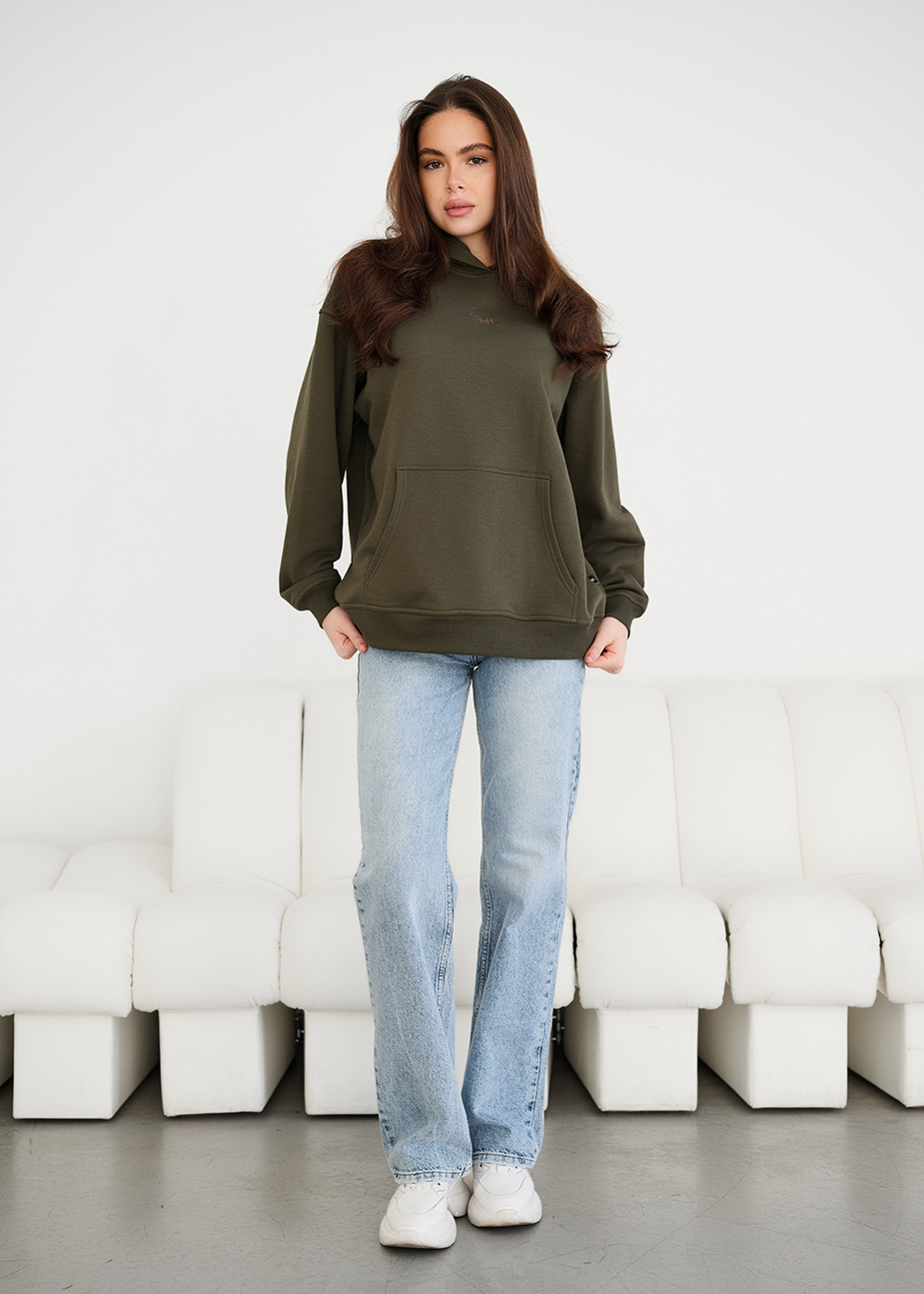 Damska bluza Staff ue khaki logo oversize
