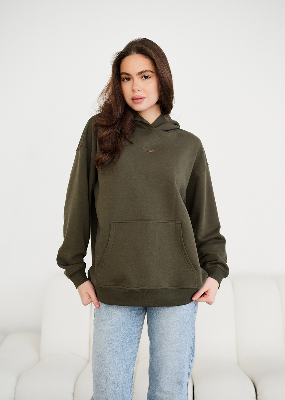 Damska bluza Staff ue khaki logo oversize