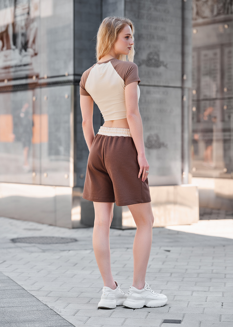 Spodenki Staff van beige & brown