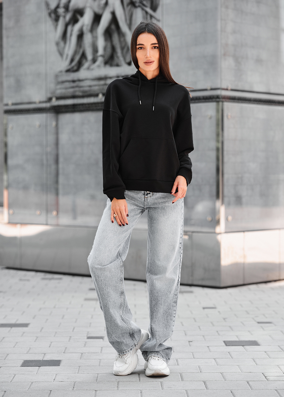 Bluza Staff lav black oversize