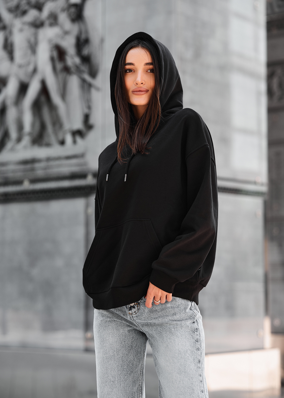 Bluza Staff lav black oversize