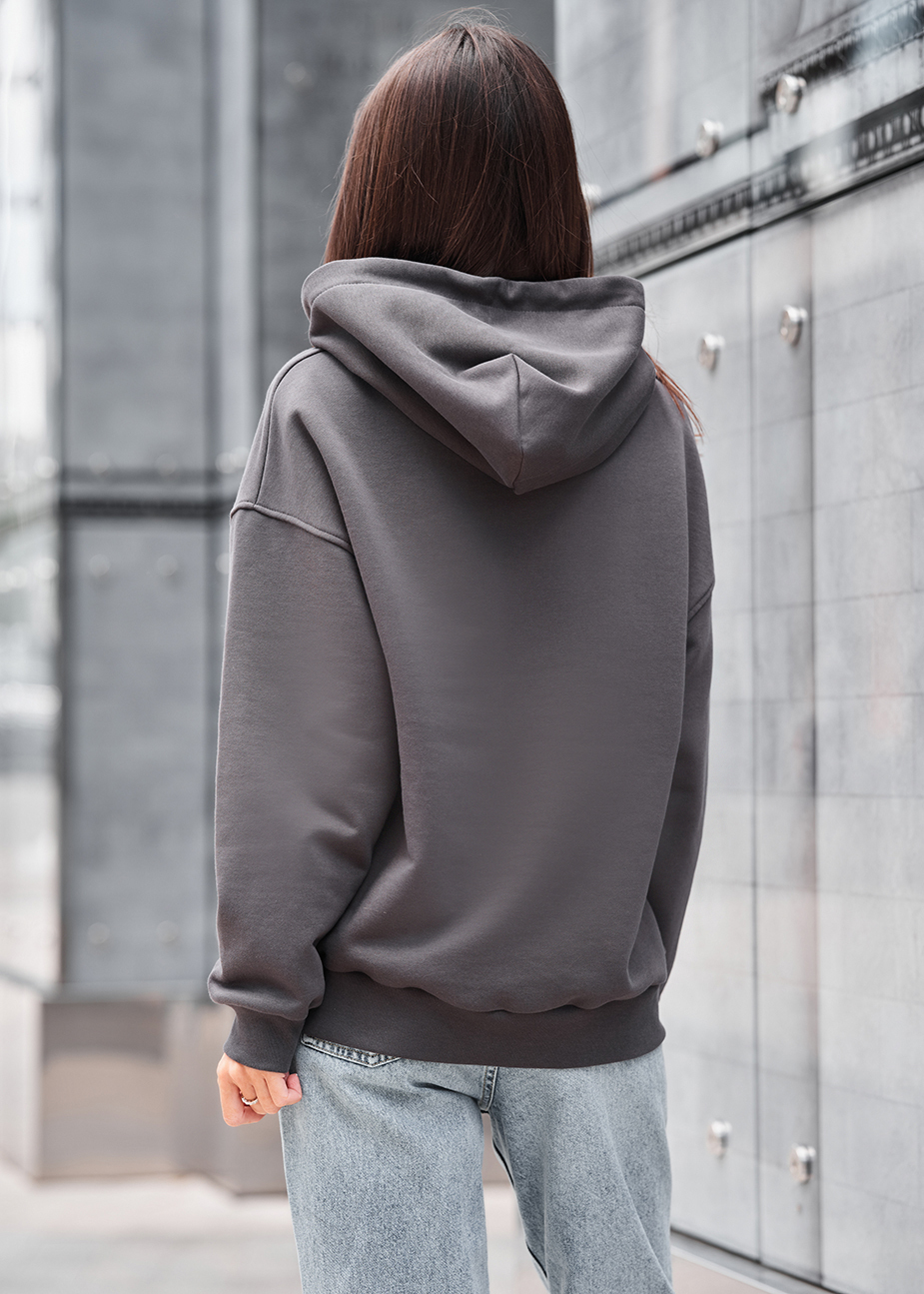 Bluza Staff lav dark gray oversize