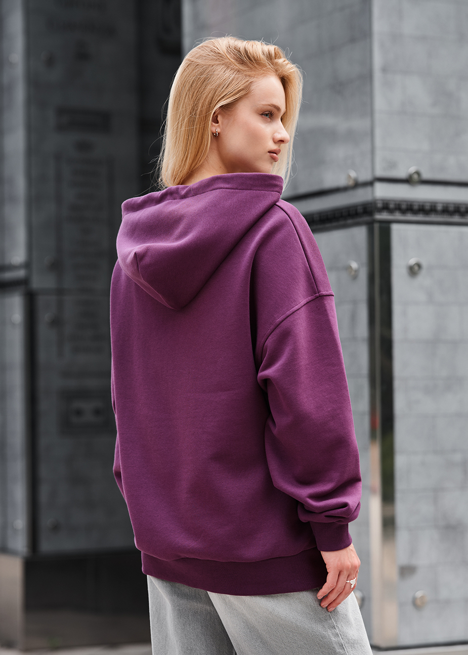 Bluza Staff lav dark viola oversize