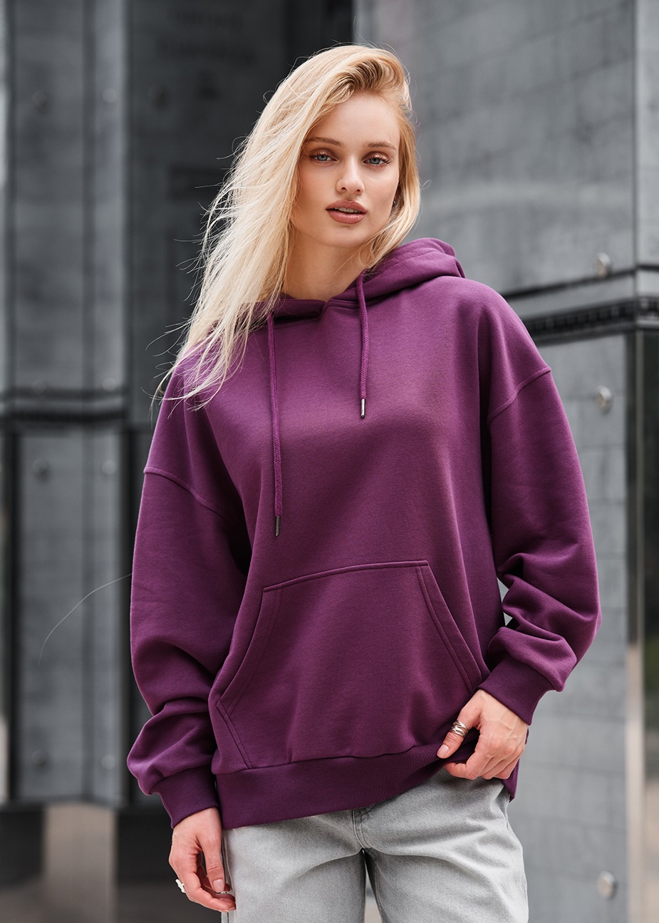 Bluza Staff lav dark viola oversize