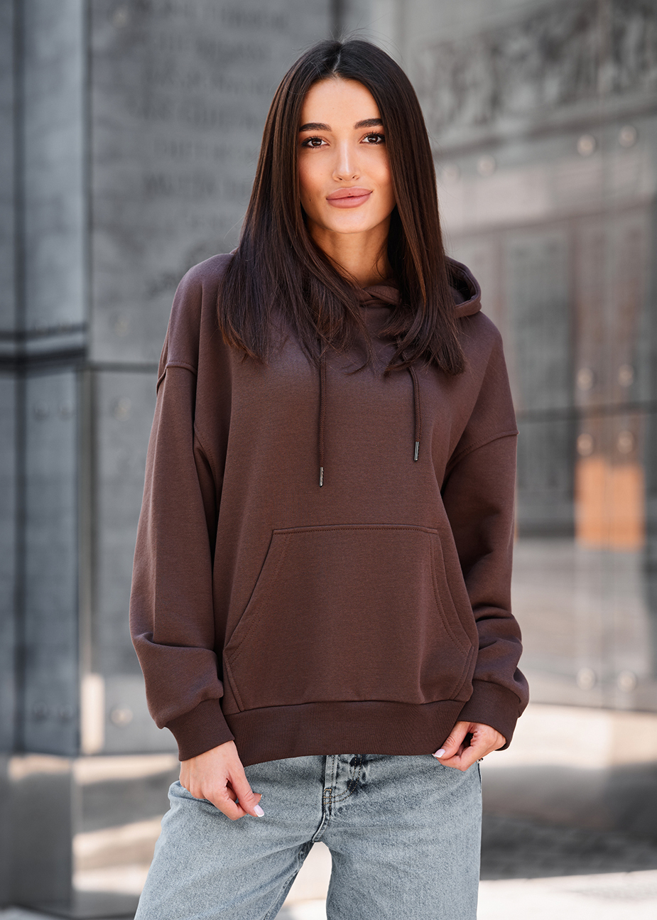 Bluza Staff lav brown oversize