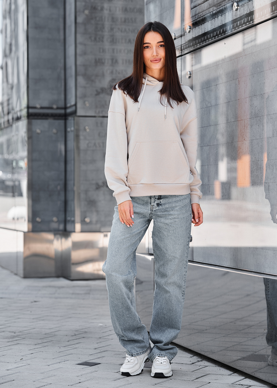 Bluza Staff lav light gray oversize