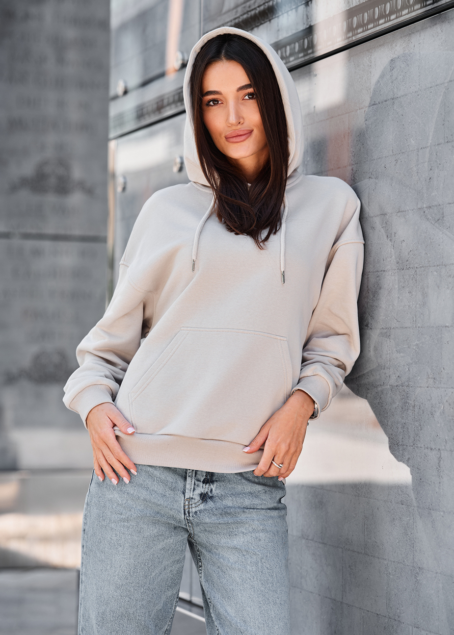 Bluza Staff lav light gray oversize