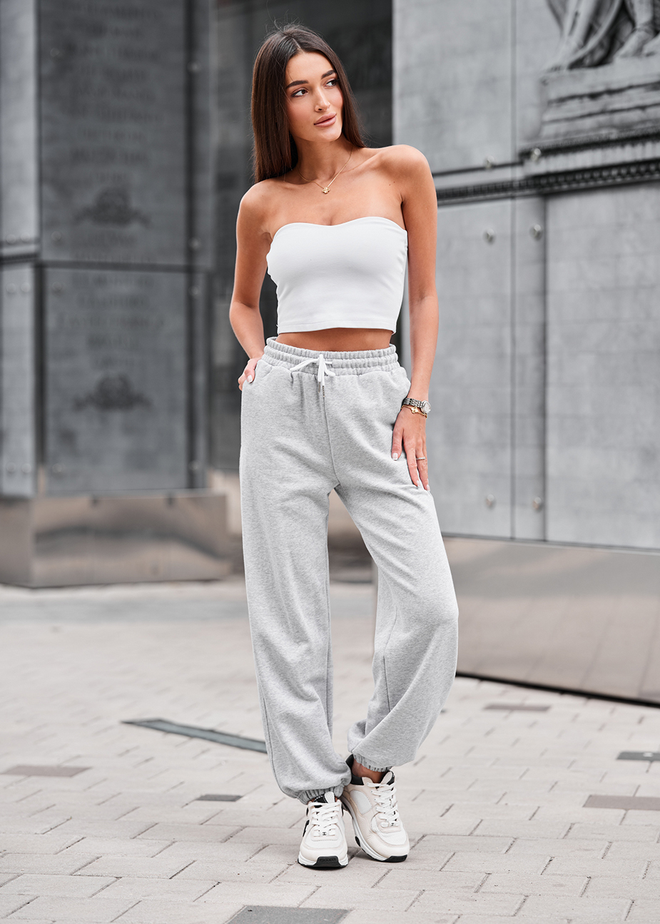 Damskie spodnie dresowe Staff mol gray melange