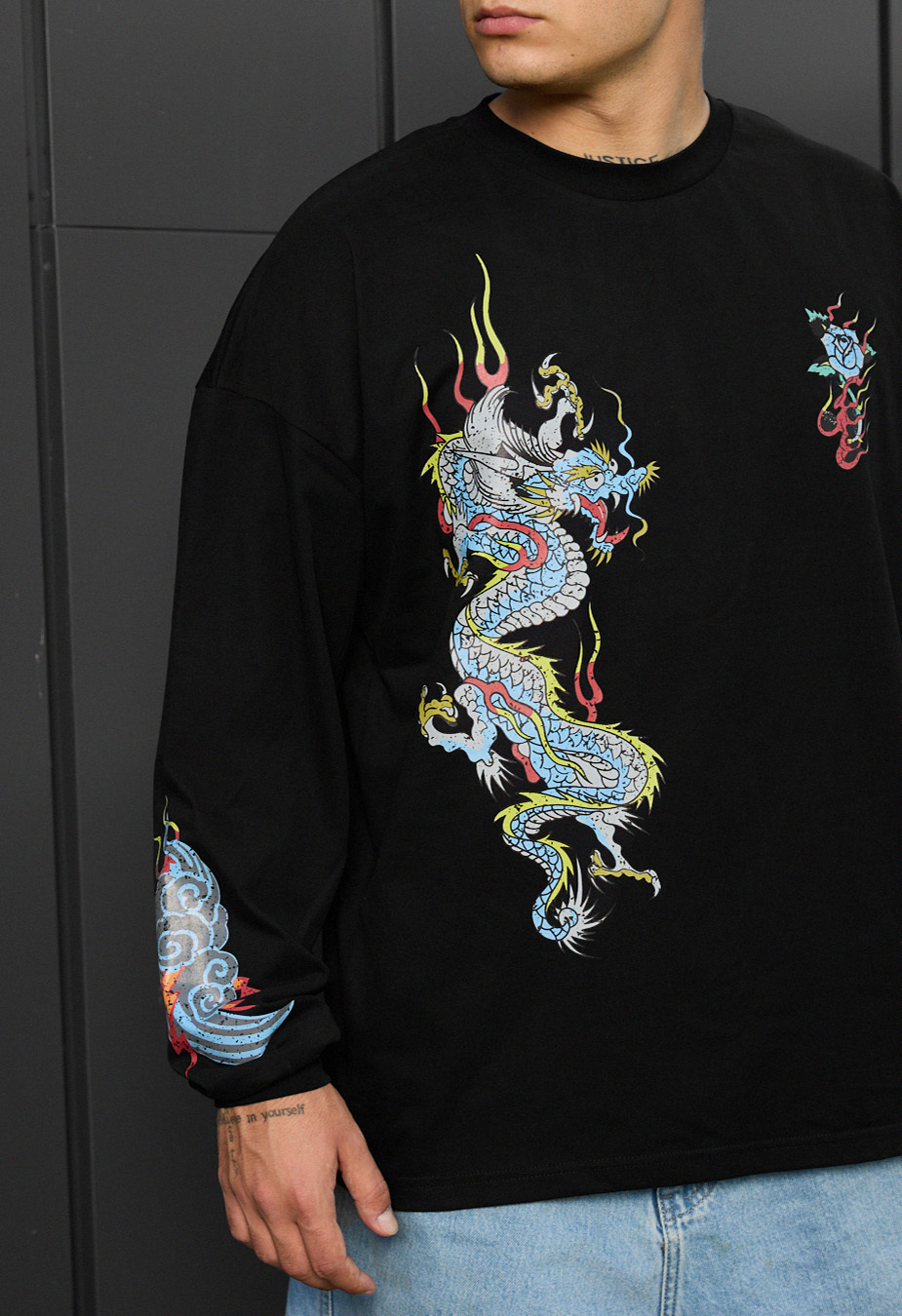 Longsleeve Staff dragon oversize