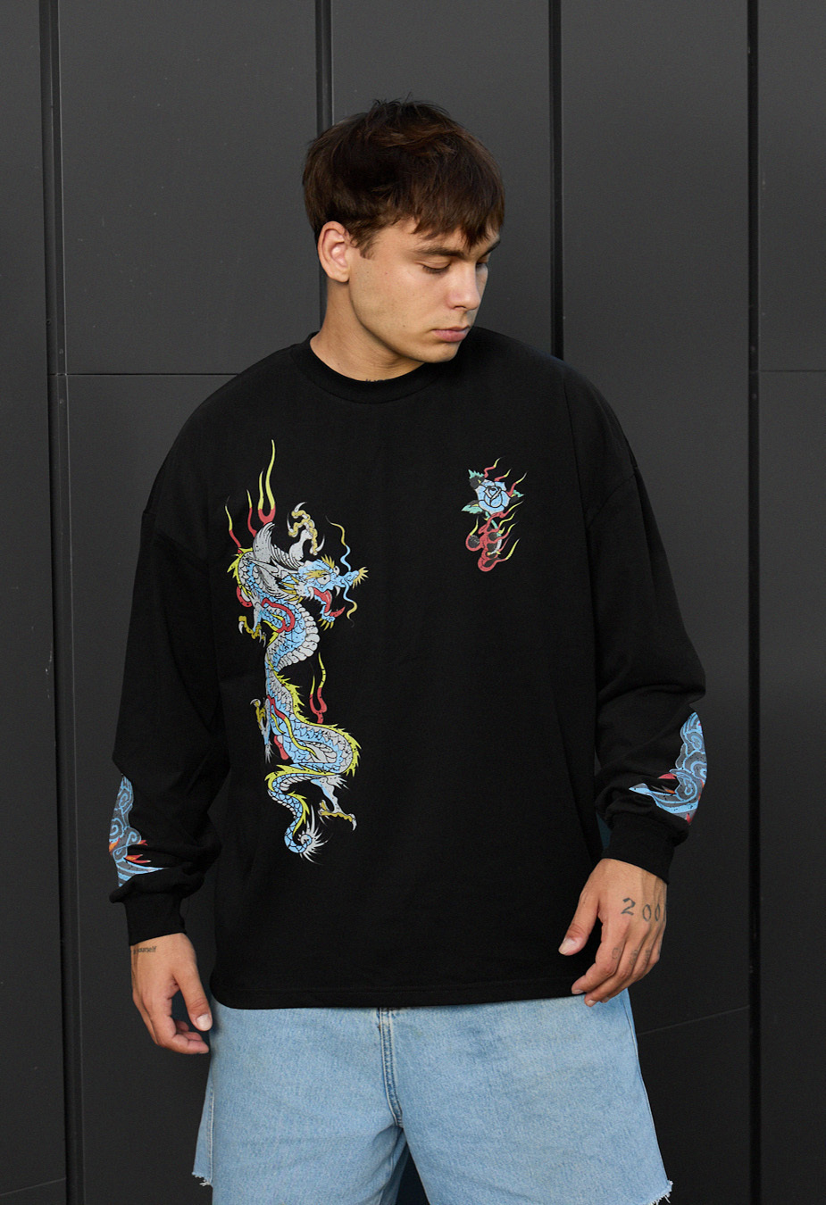Longsleeve Staff dragon oversize