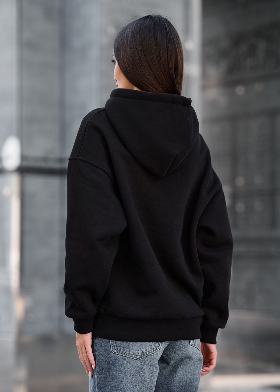 Bluza Staff lav black oversize fleece