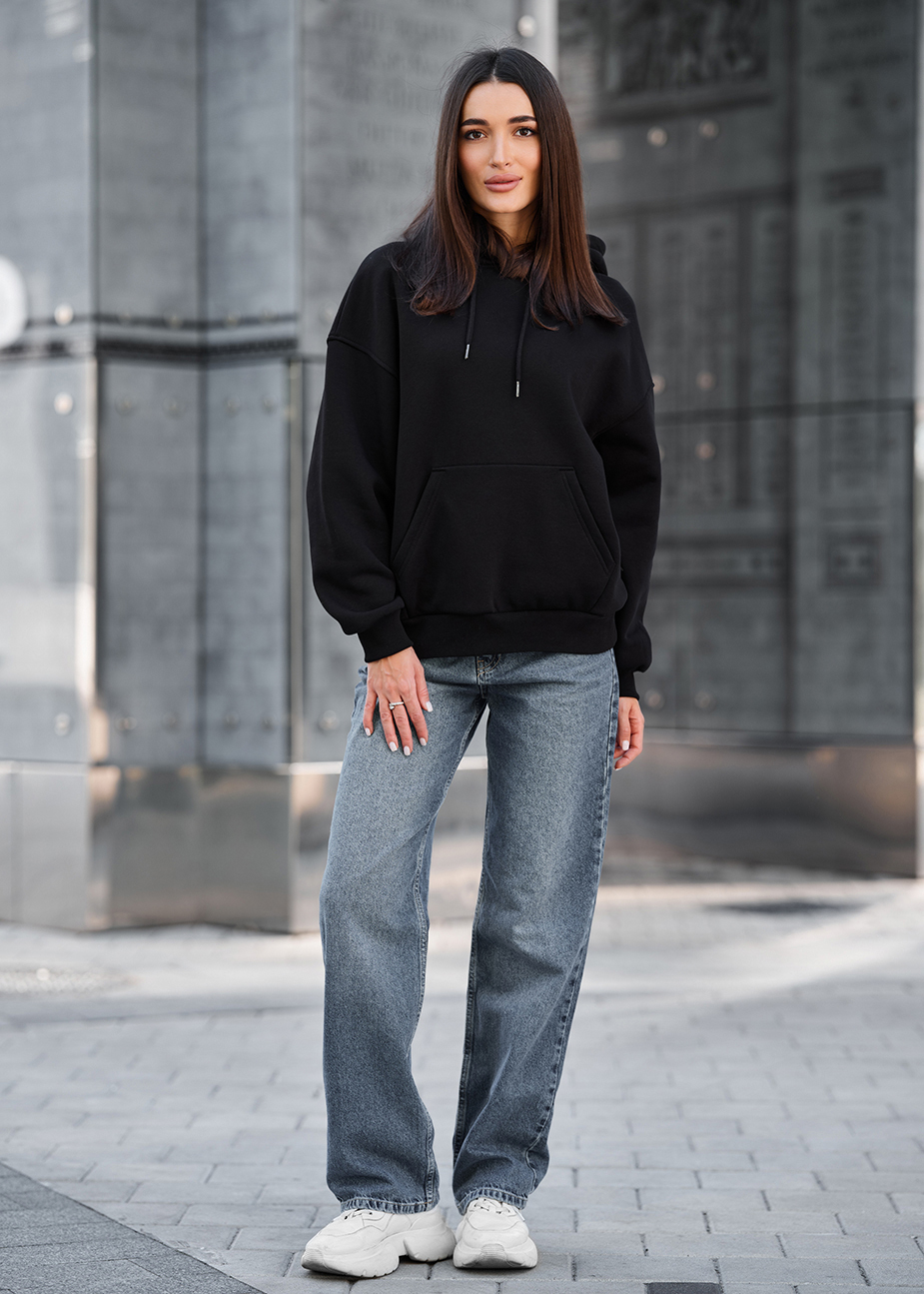 Bluza Staff lav black oversize fleece