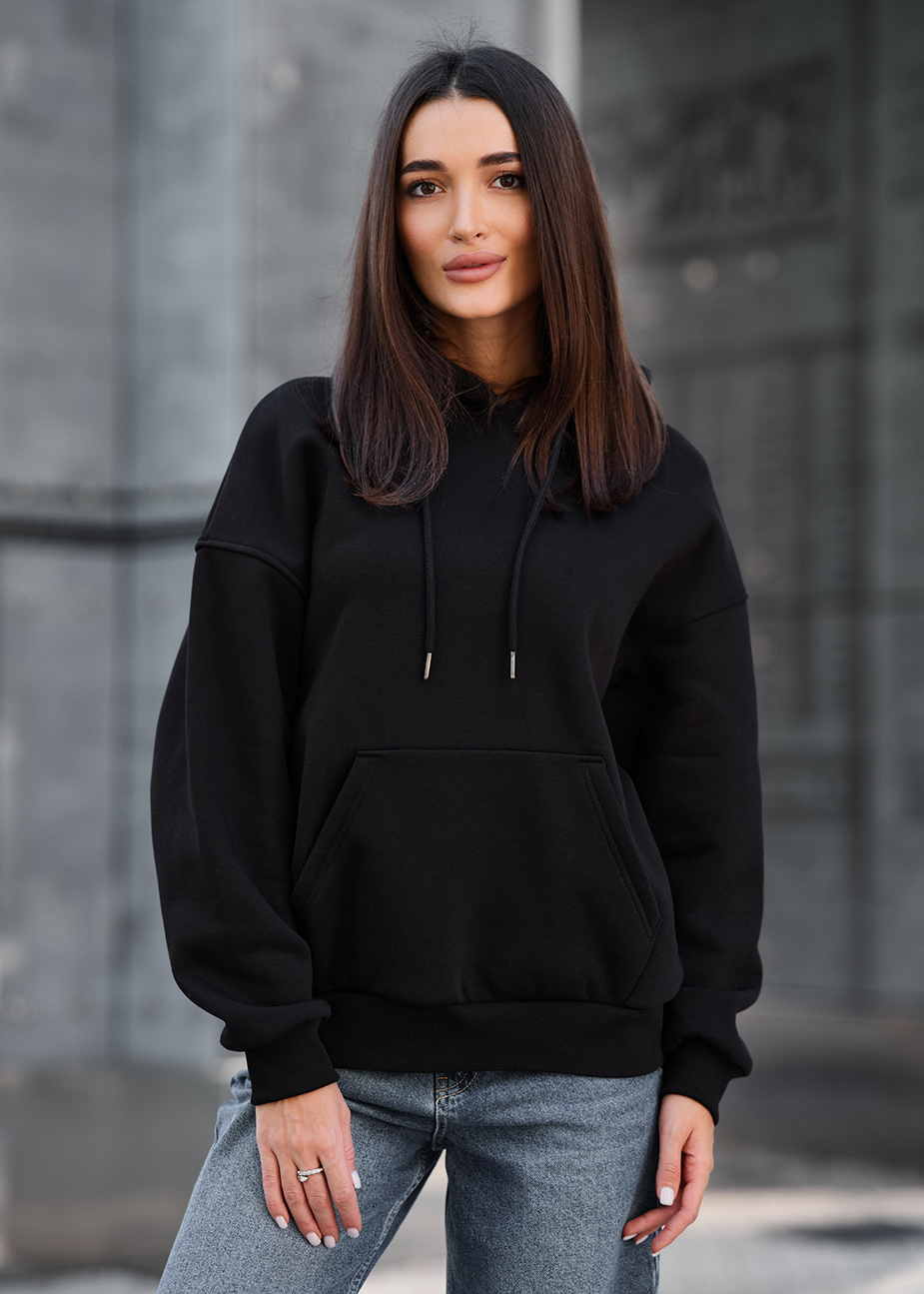 Bluza Staff lav black oversize fleece