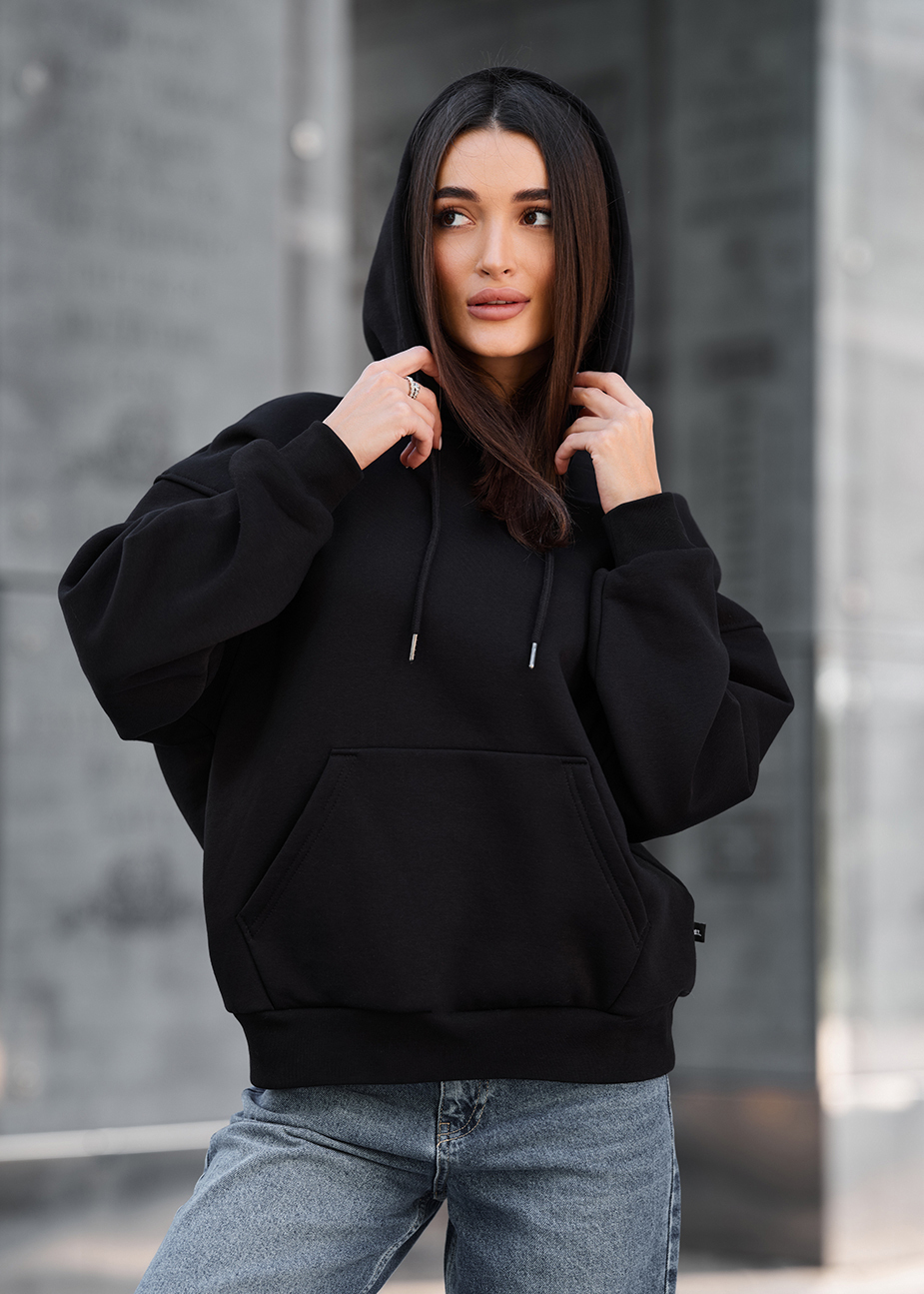 Bluza Staff lav black oversize fleece