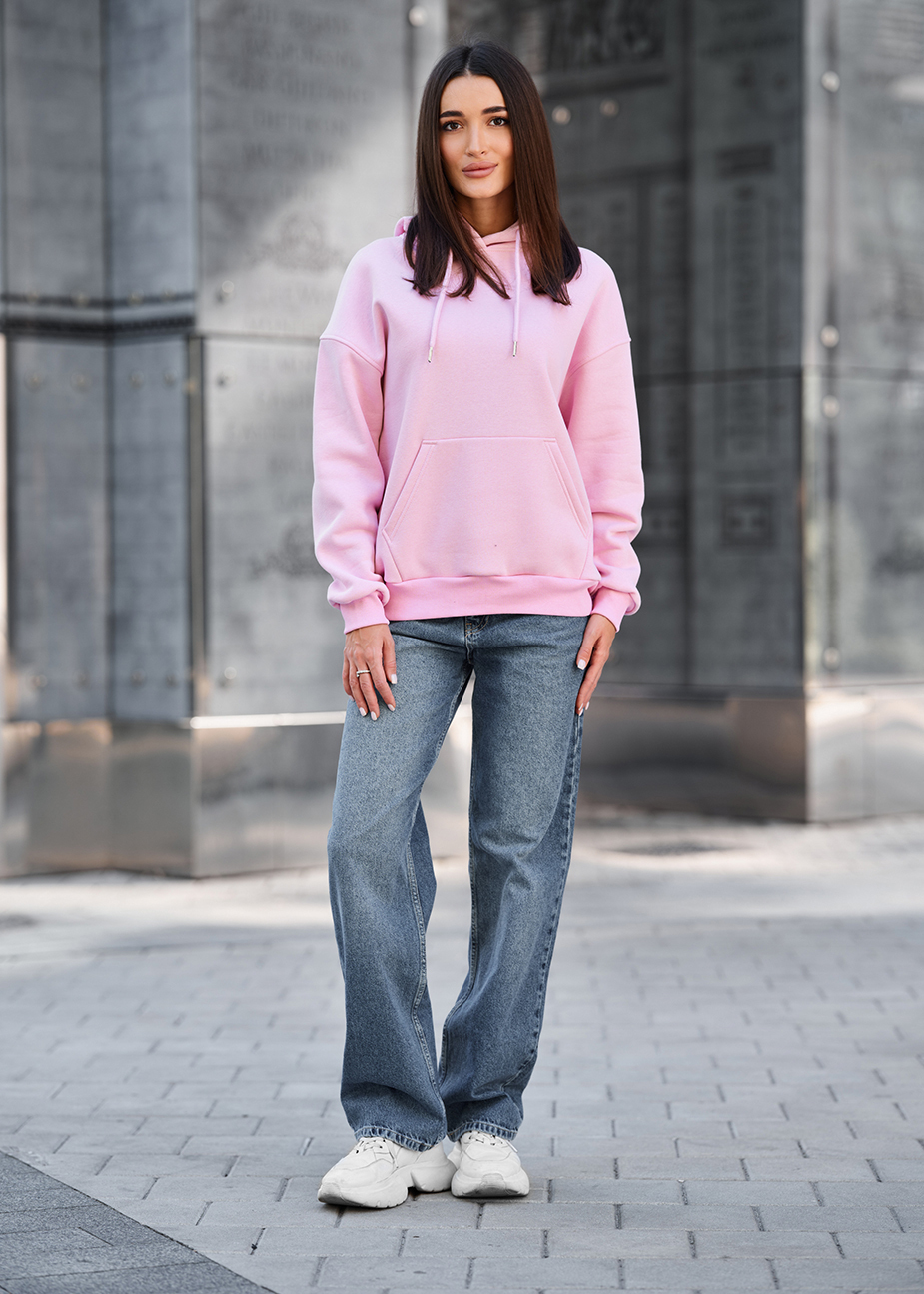 Bluza Staff lav pink oversize fleece