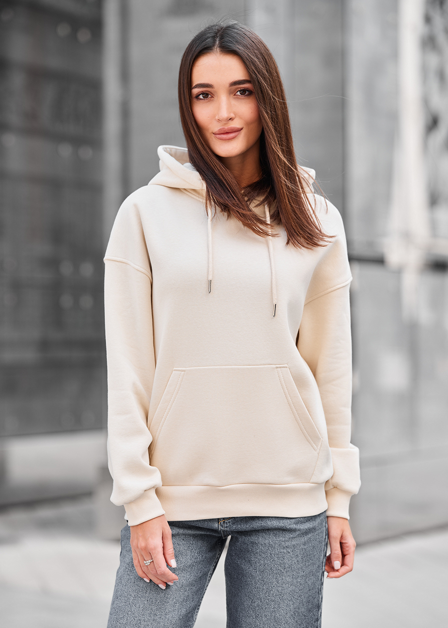 Bluza Staff lav milk oversize fleece