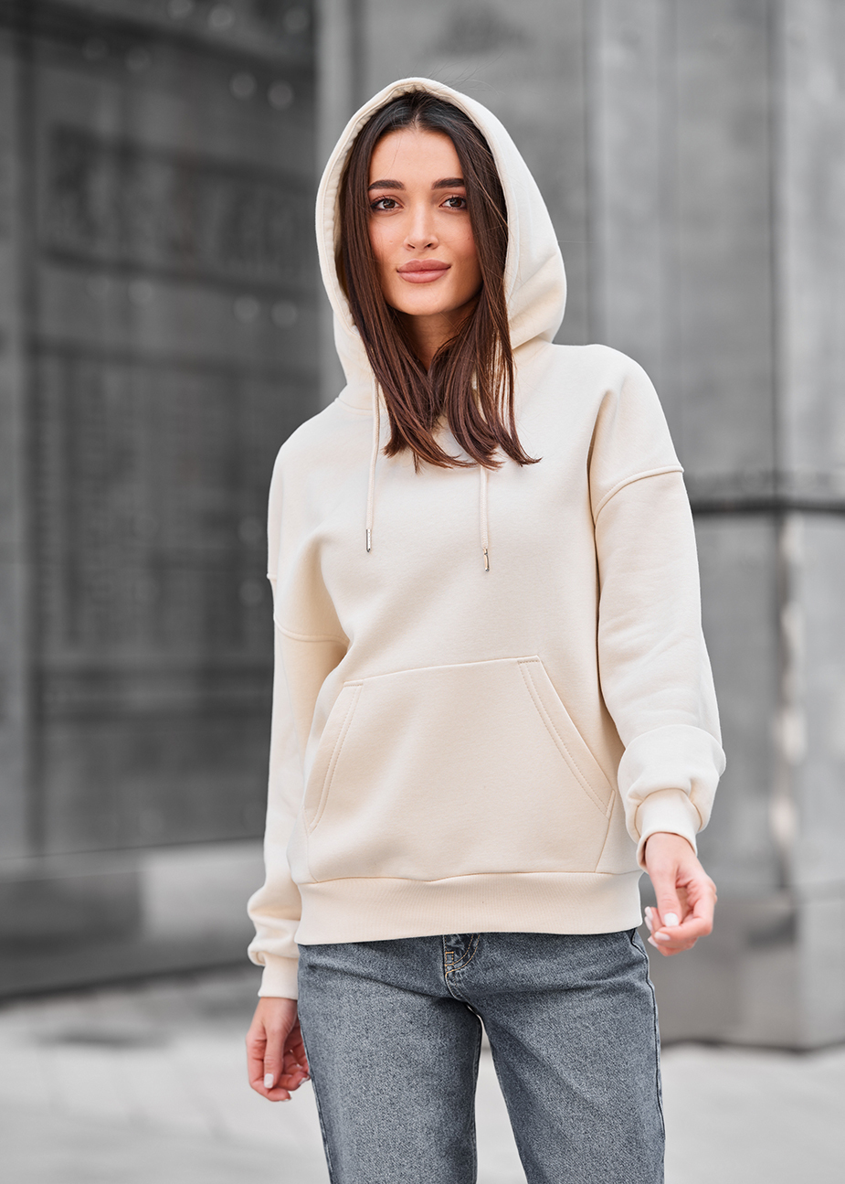 Bluza Staff lav milk oversize fleece