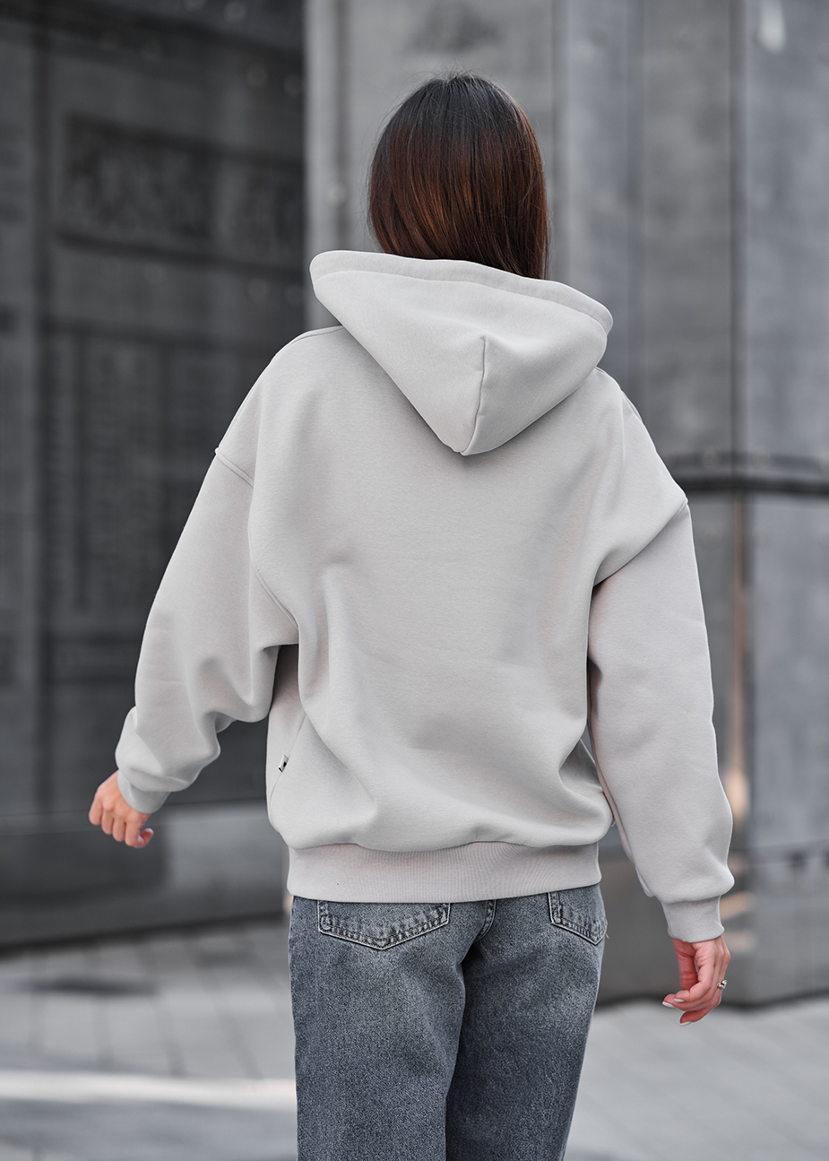 Bluza Staff lav light gray oversize fleece