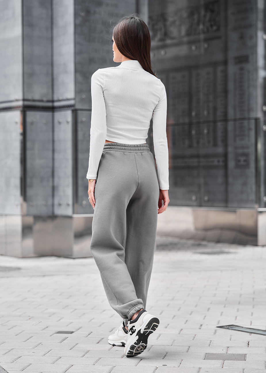 Spodnie Staff li gray fleece