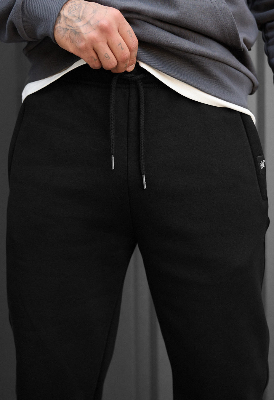 Spodnie dresowe Staff dexo black fleece