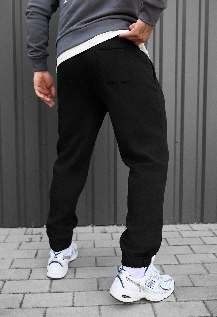 Spodnie dresowe Staff dexo black fleece