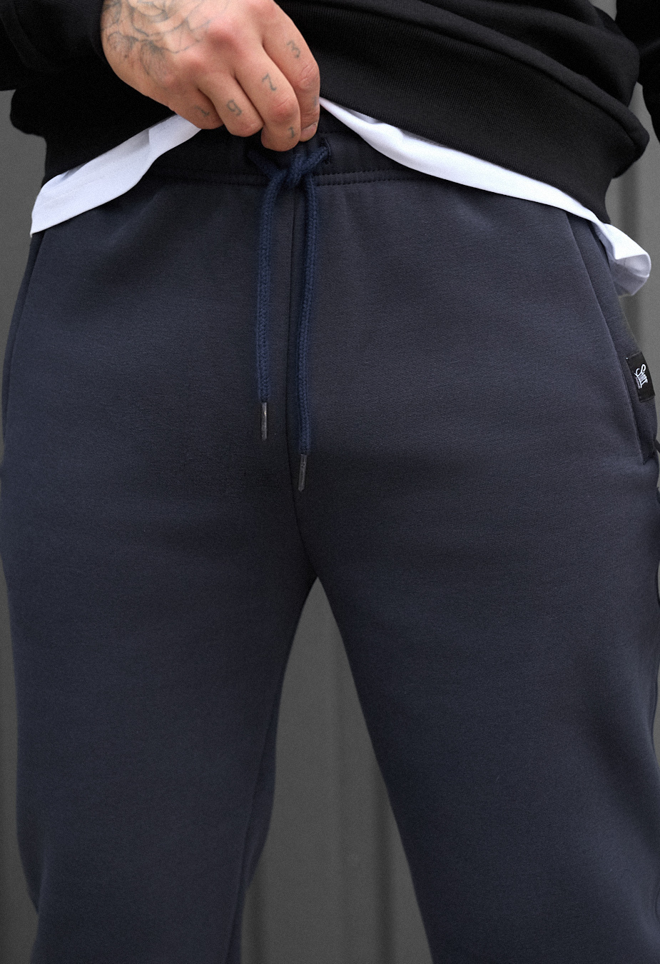 Spodnie dresowe Staff dexo navy fleece