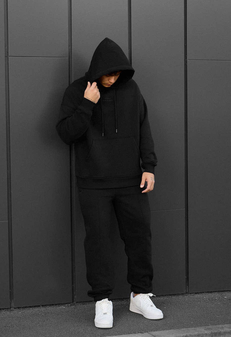 Dres Staff ace black oversize fleece