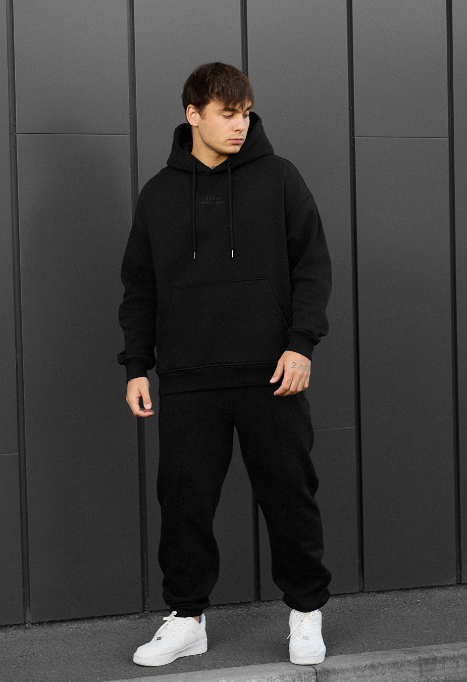 Dres Staff ace black oversize fleece