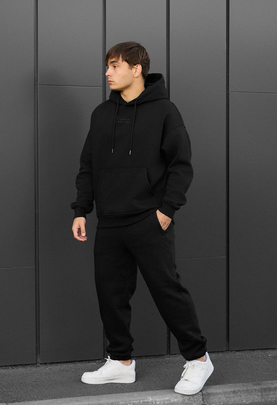Dres Staff ace black oversize fleece