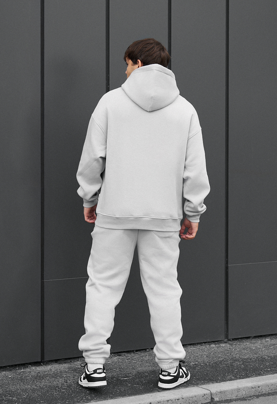 Dres Staff ace light gray oversize fleece