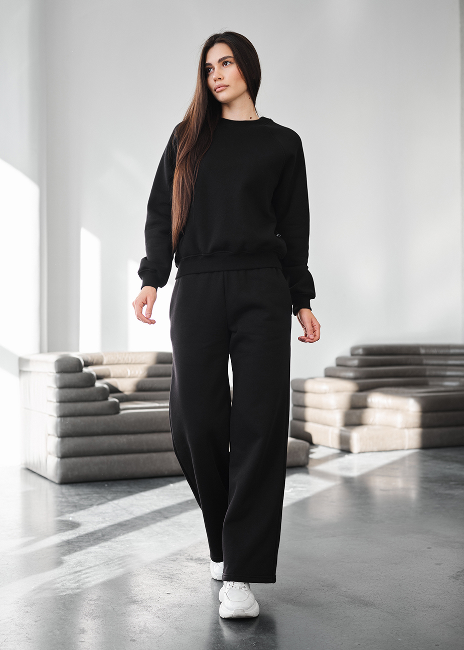 Dres Staff vel black oversize fleece