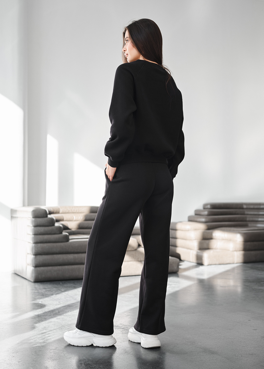 Dres Staff vel black oversize fleece