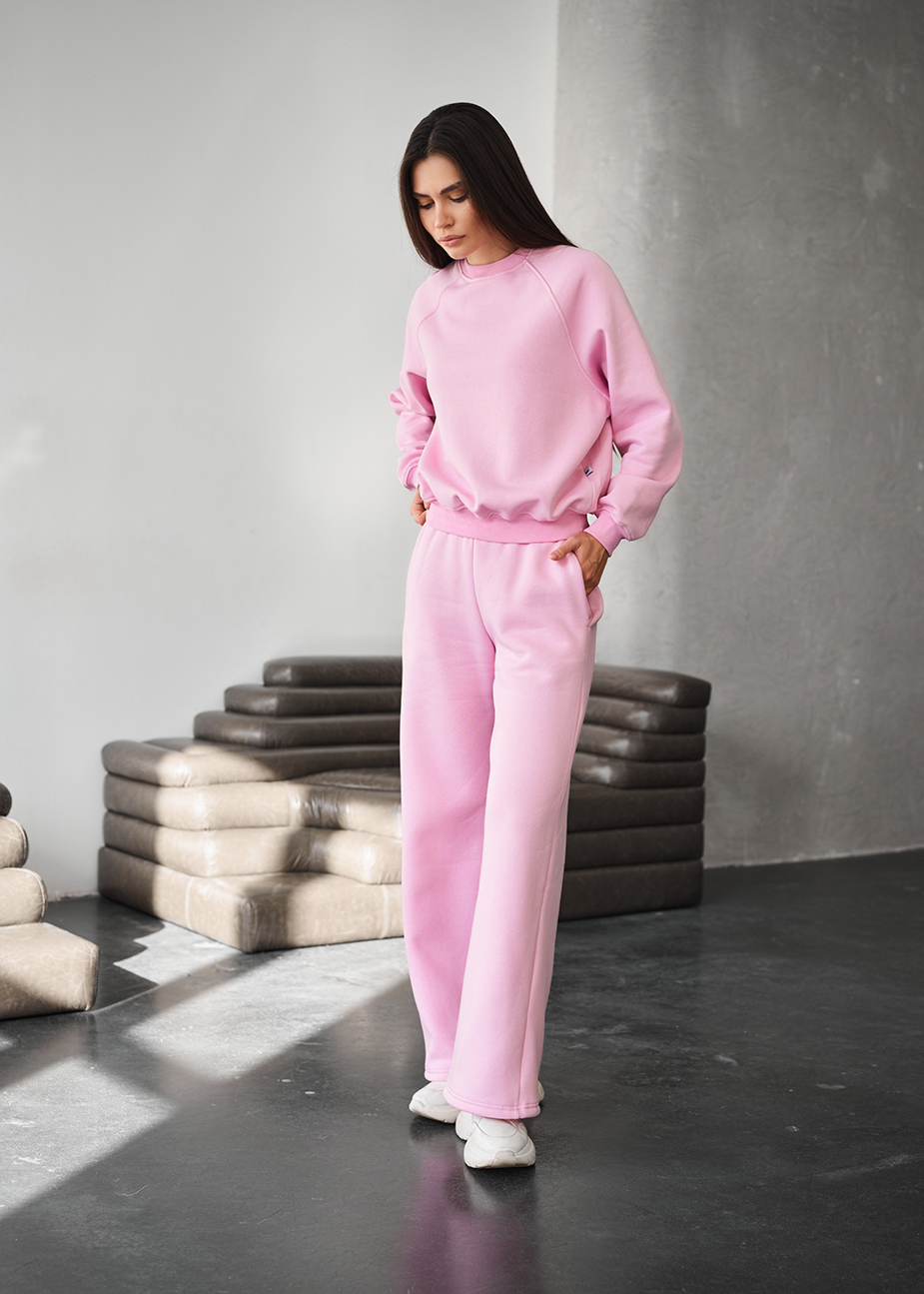 Dres damski Staff vel pink oversize fleece