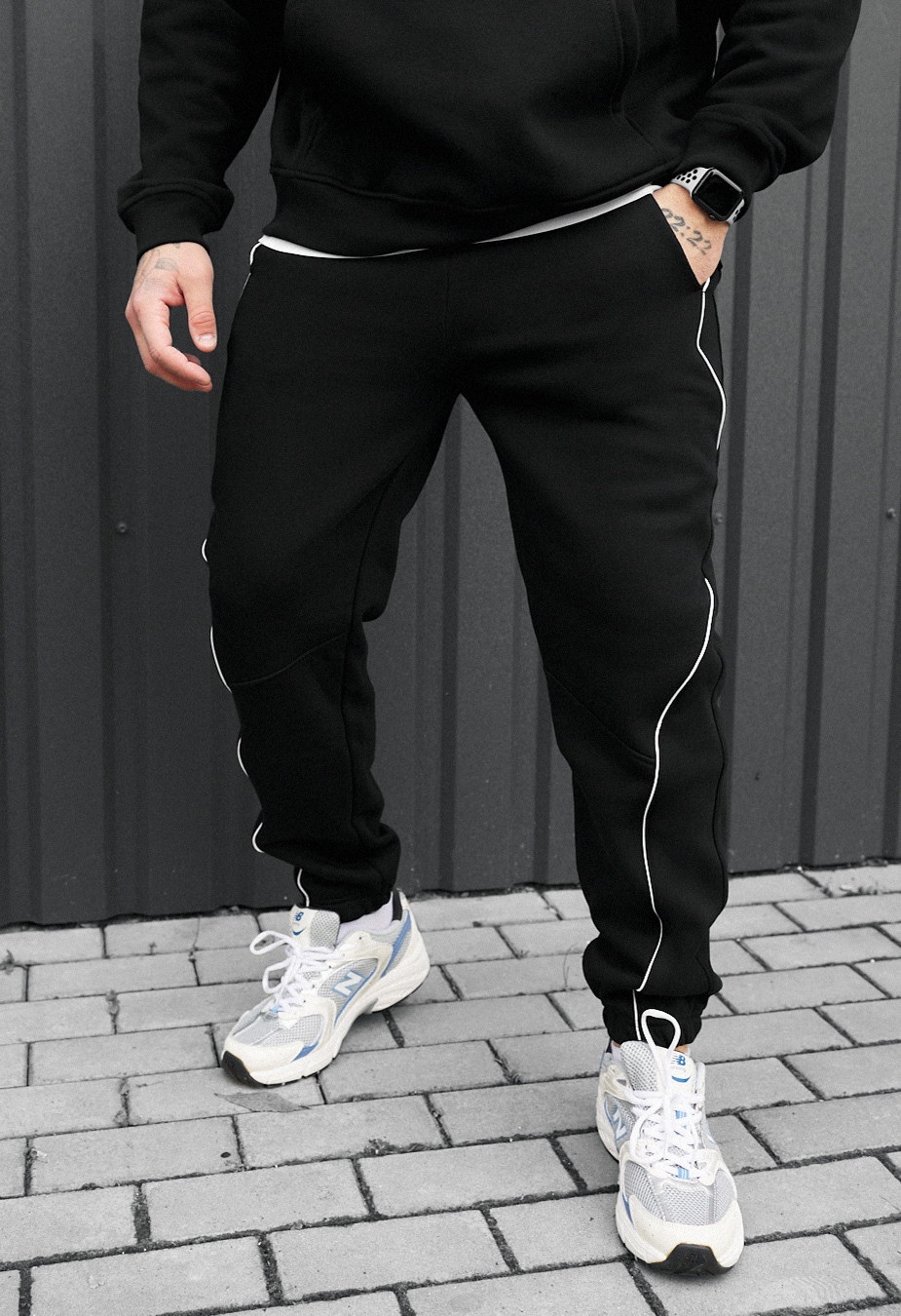 Spodnie dresowe Staff ers black fleece