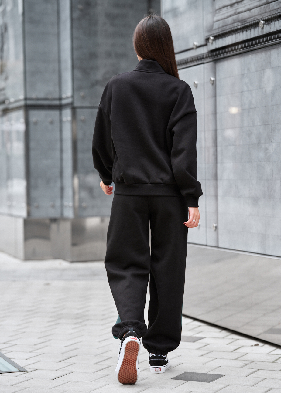 Dres damski Staff rac black logo oversize fleece
