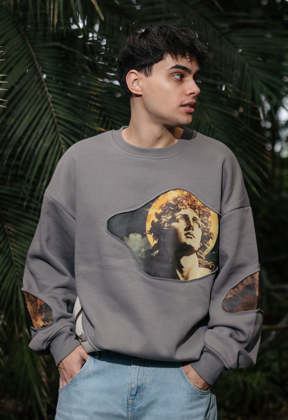 Bluza Staff art oversize fleece