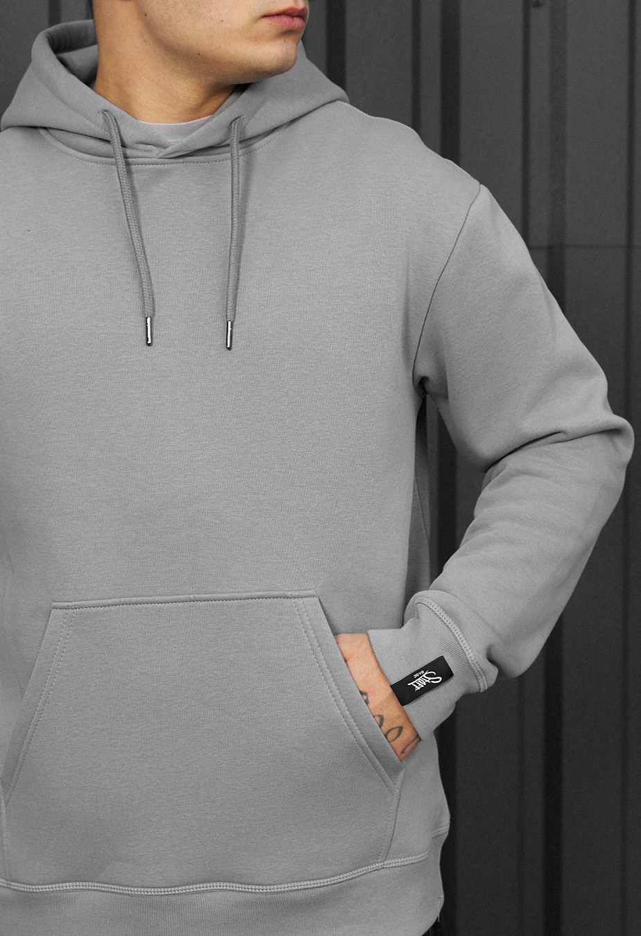 Bluzy Staff gray basic fleece