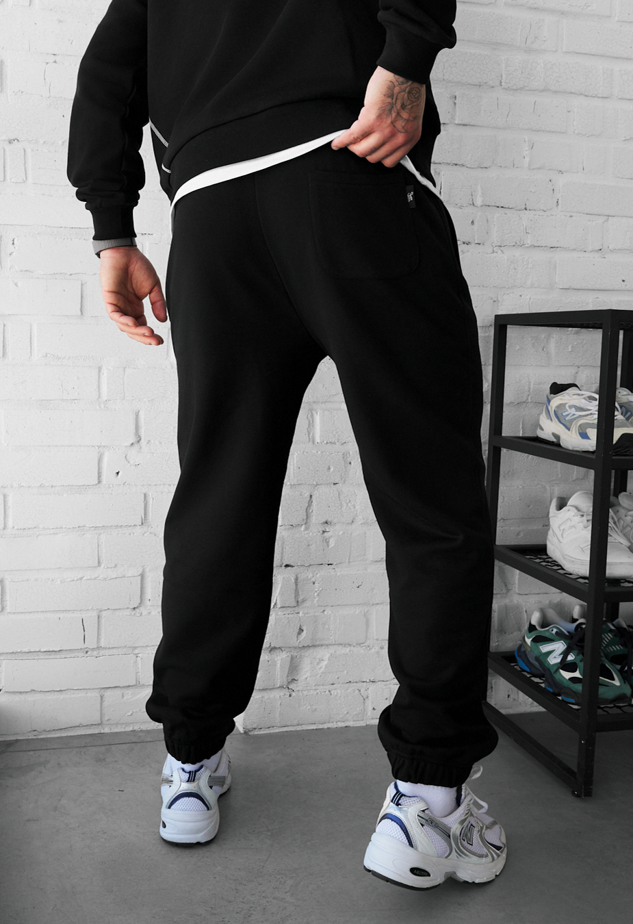 Spodnie dresowe Staff dexo black